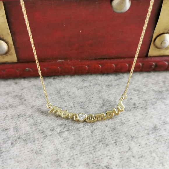 kate spade Jewelry - Kate Spade necklace - True Love Mon
Amour Gold